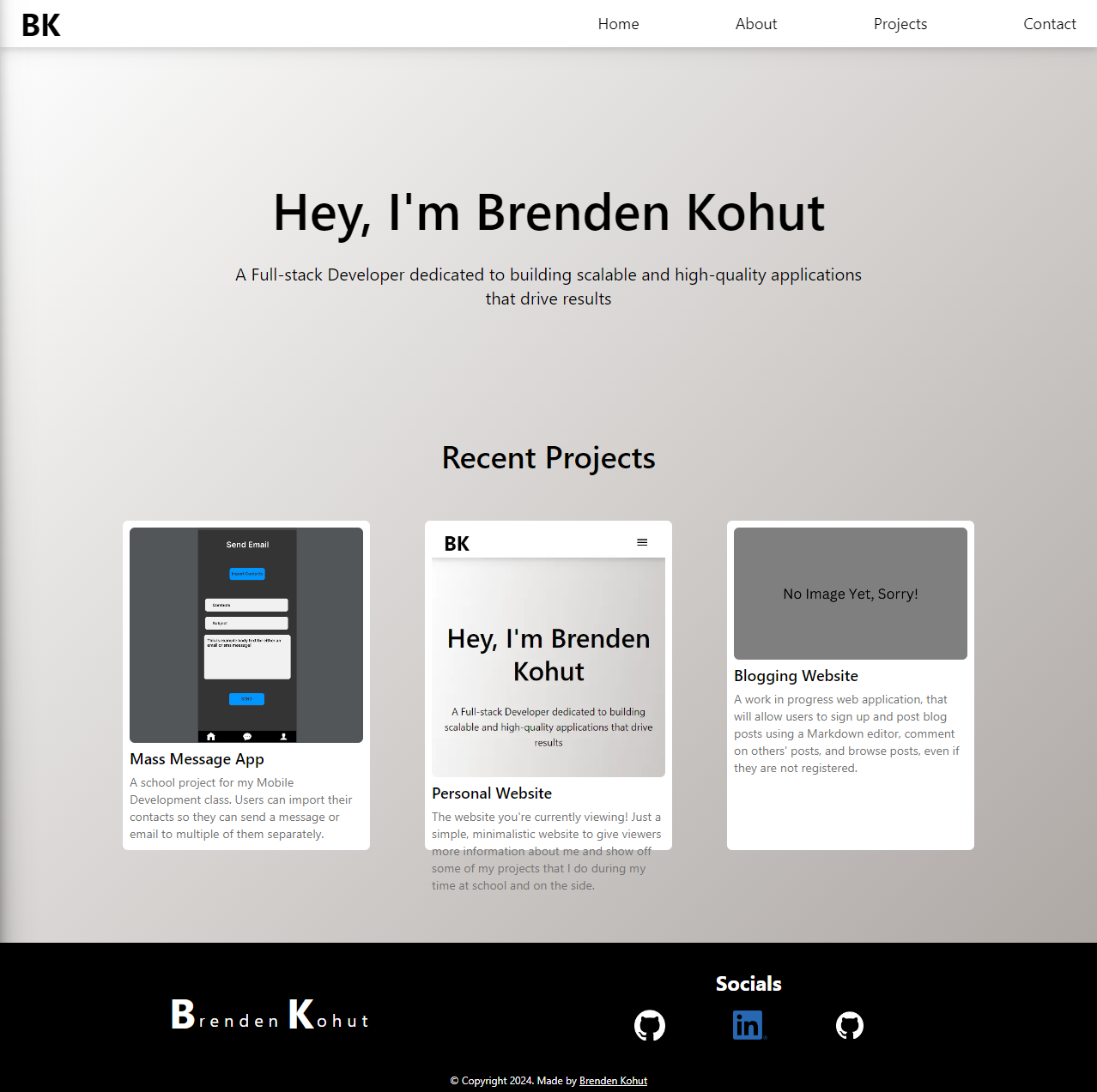 Personal website